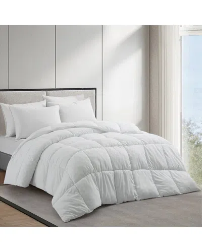 Unikome Lightweight Down Alternative Comforter/duvet Insert With Soft Shell In White