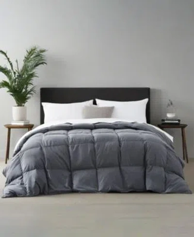 Unikome Lightweight Goose Down Feather Fiber Comforter In White