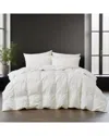 Unikome Lightweight Premium White Goose Down Feather Fiber Comforter Duvet  Insert In White