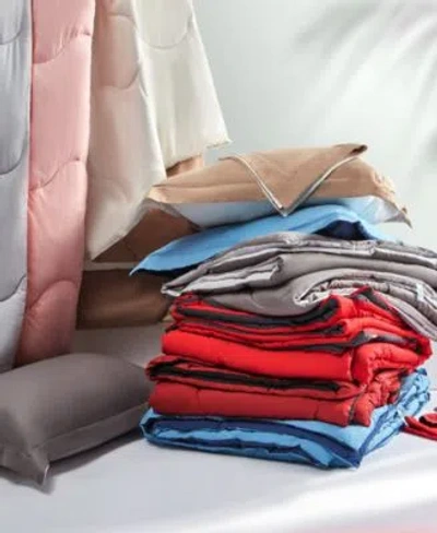 Unikome Lightweight Quilted Reversible Down Alternative Comforters In Multi