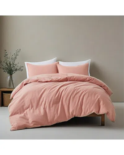 Unikome Linen-blend Duvet Cover Set In Multi