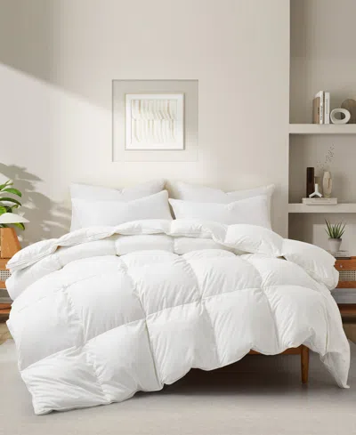Unikome Luxury Goose Down Feather Comforter, California King In White