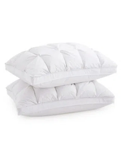 Unikome Luxury Gusseted Puffy Down Pillow In White