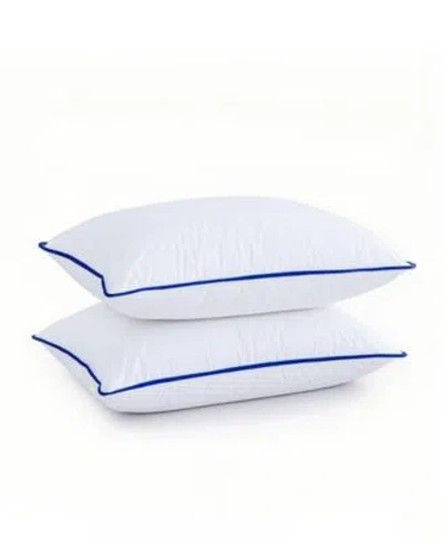 Unikome Medium Density Goose Down Feather 2 Pack Pillows In White