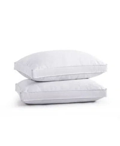 Unikome Medium Firm Density Gusseted 2 Pack Pillows In White