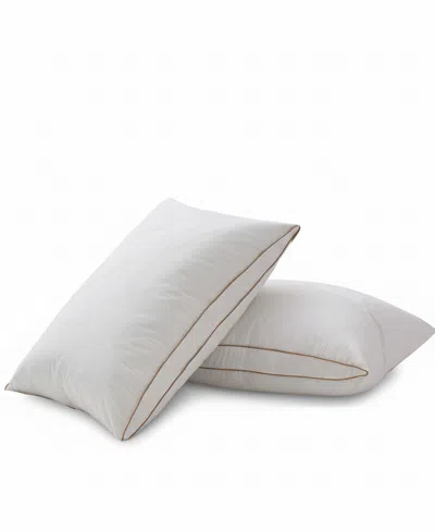 Unikome Medium Firm Goose Down Feather 2-pack Pillows, Standard In White