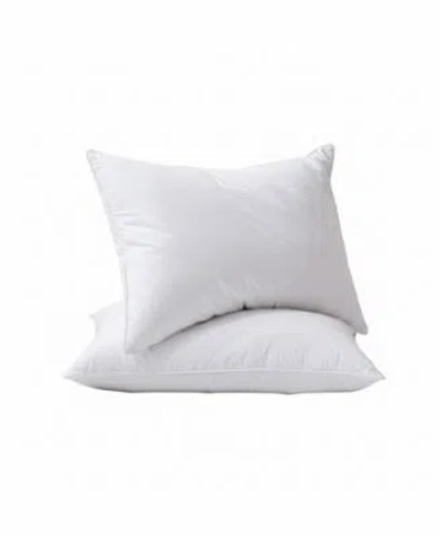 Unikome Medium Firm Goose Feather Down 2 Pack Pillows In White