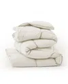 Unikome Medium Warmth Goose Feather Down Fiber Comforter, Full/queen