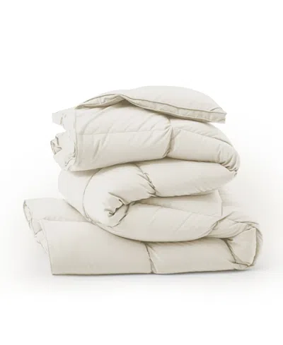 Unikome Medium Warmth Goose Feather Down Fiber Comforter, Twin