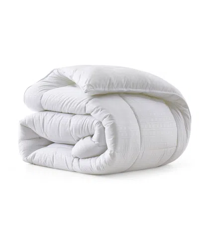 Unikome Medium Weight Microfiber Down Alternative Comforter, King In White