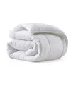 Unikome Medium Weight Microfiber Down Alternative Comforter, Queen In White