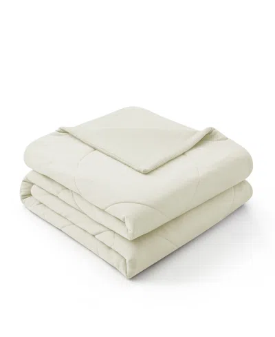 Unikome Oversize Reversible Ultra Soft Waffle Cooling Blanket, Twin In White