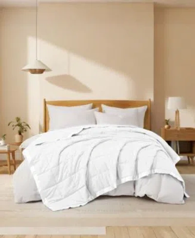Unikome Oversized Lightweight Down Alternative Blanket In Blue