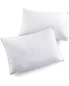 Unikome Pack Of 2 Gusseted Goose Feather Bed Pillows