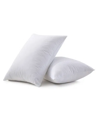 Unikome Premium Goose Feather Down 2-pack Pillow, King In White