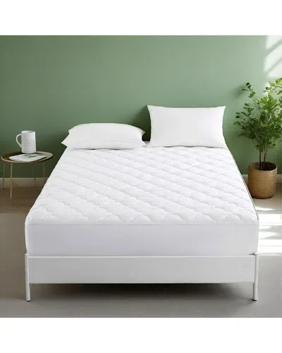 Unikome Quilted Fitted Mattress Pad In White