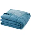 Unikome Reversible Microfiber Bed Blanket - Blue