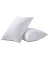 Unikome Set Of 2 Medium Goose Feather Down Pillows In White