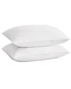 Unikome Set Of 2 White Goose Feather Down Pillows In White