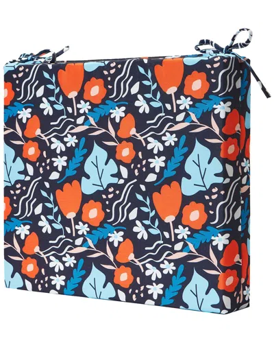Unikome Set Of 4 Solid Water-resistant Outdoor Patio Seat Cushions In Multi