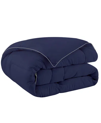Unikome Soft Silky All Season Down Alternative Comforter, King In Blue