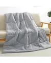 Unikome Throw Blanket In Grey