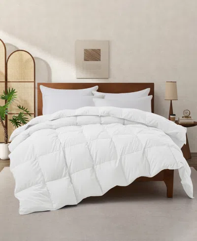 Unikome Ultra Soft Goose Down And Feather Fiber Comforter, Full/queen