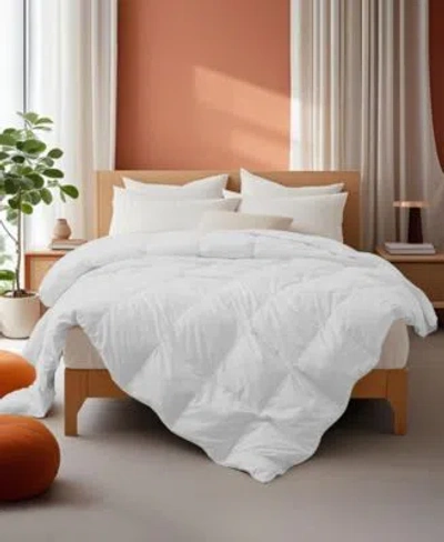 Unikome Ultra Soft Goose Down Fiber Comforter In White