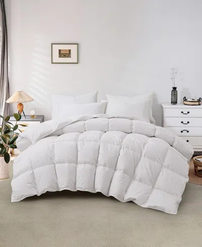 Unikome Year-round Feather Fiber Comforter, King In White