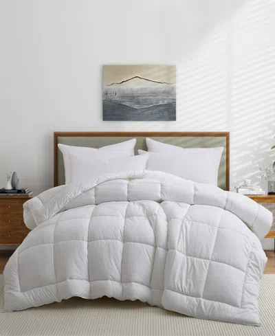 Unikome Year-round Soft Down Alternative Quilted Comforter, King In White