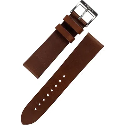 Unimatic Leather Watchband In Brown