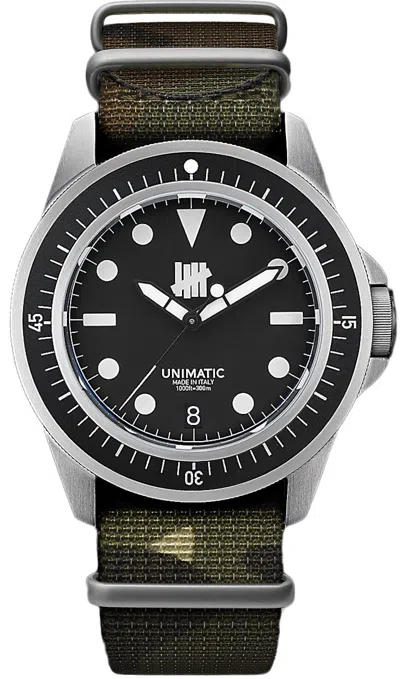 Pre-owned Unimatic Men's  X Undefeated Modello Uno Watch In Stainless Steel
