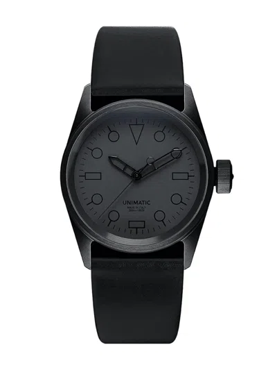 Unimatic Modello Cinque U5s-an 36mm In Black