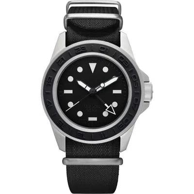 Unimatic Modello Uno U1-gmt Automatic Watch In Black