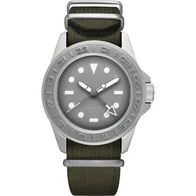 Unimatic Modello Uno U1-gmt Automatic Watch In Gray