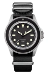Unimatic U1 Classic Nato Strap Watch, 41.5mm In Black Steel