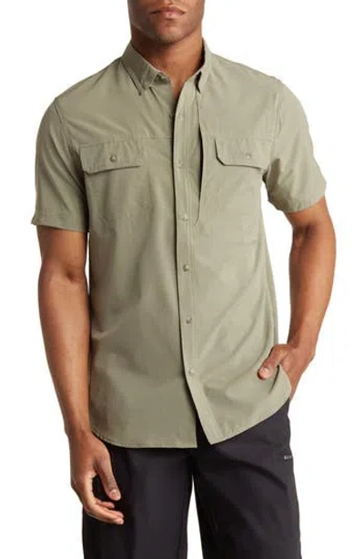 Union Aero Short Sleeve Tech Shirt In Dusty Oliv