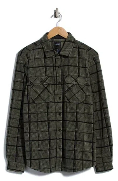 Union Cascade Buffalo Plaid Microfleece Button-up Shirt In Multi