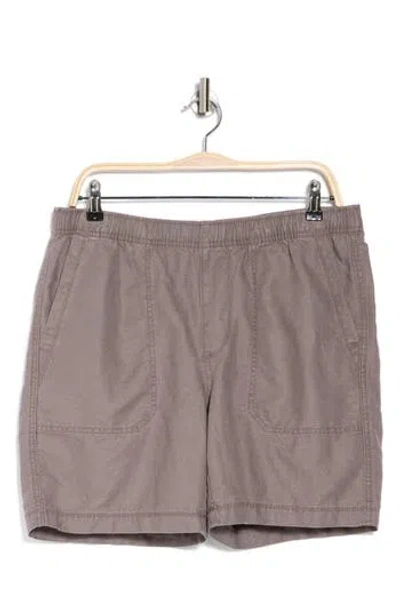 Union Cubano Linen & Cotton Pull-on Shorts In Posy