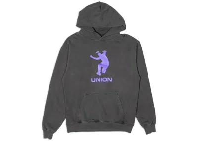 Pre-owned Union Men's  Frontman Iv Hoodie In Vintage Black