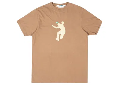 Pre-owned Union Men's  Frontman Iv Tee Shirt In Earth In Brown