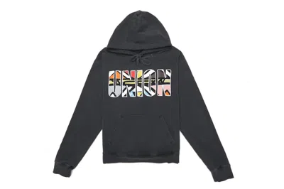 Pre-owned Union Men's  La X Hebru Brand Studios Son Of Garvey Hoodie In Black