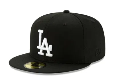 Pre-owned Union Men's  X Los Angeles Dodgers X New Era La Frontman Cap In Black