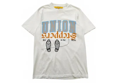 Pre-owned Union Men's  X Pglang Kendrick Lamar Big Steppers Tokyo Exclusive Tee Shirt In White