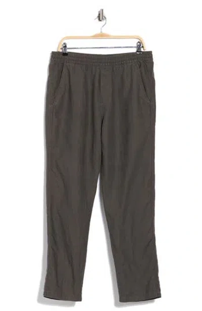 Union Pacifica Linen Blend Pull-on Pants In Gray