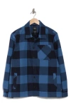 Union Plaid Flannel Shirt Jacket In Alkaline