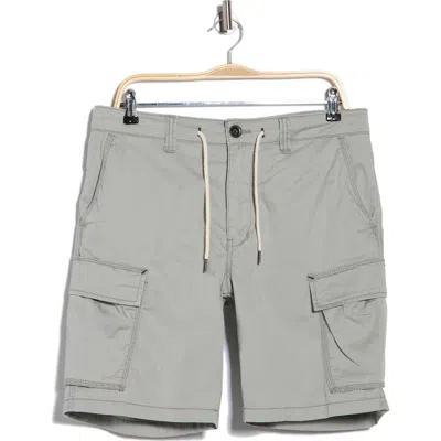 Union Porter Stretch Twill Cargo Shorts In Gray