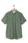 Union Print Ub Tech Short Sleeve Stretch Aero Mesh Button-up Shirt