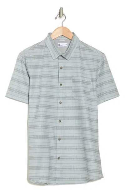 Union Print Ub Tech Short Sleeve Stretch Aero Mesh Button-up Shirt