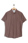Union Print Ub Tech Short Sleeve Stretch Aero Mesh Button-up Shirt